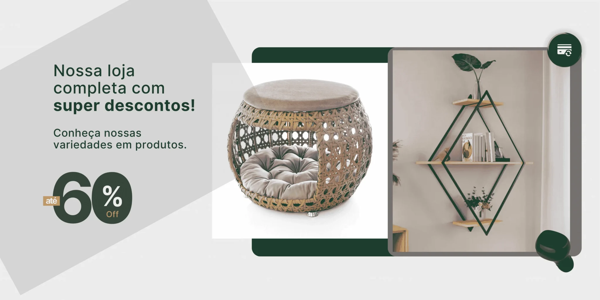 banner para loja online completa com super descontos